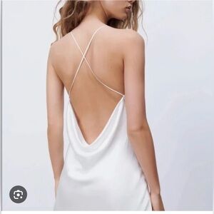 Zara satin dress. Vacation dress, going out dress. Never worn.